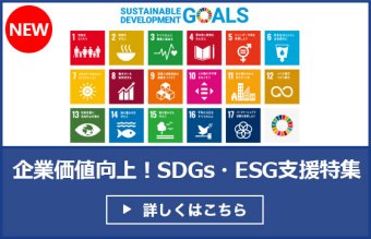 企業価値向上！SDGs・ESG支援特集