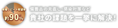 業務効率化・コスト削減・従業員満足度UPを実現！