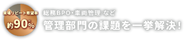業務効率化・コスト削減・従業員満足度UPを実現！