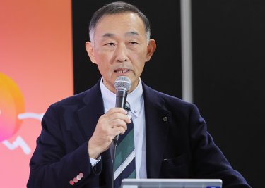 セミナーの様子①（株）月刊総務　代表取締役社長　豊田 健一 氏