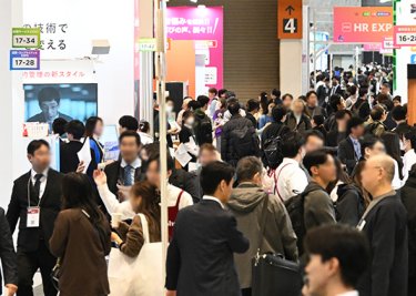 会場の様子：通路