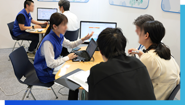 出展社のブース位置が分かる　会場案内図