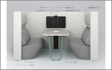 座ると聞こえる新体験　soundsofa