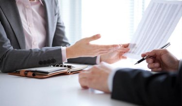 総務・人事・経理Weekの商談の様子